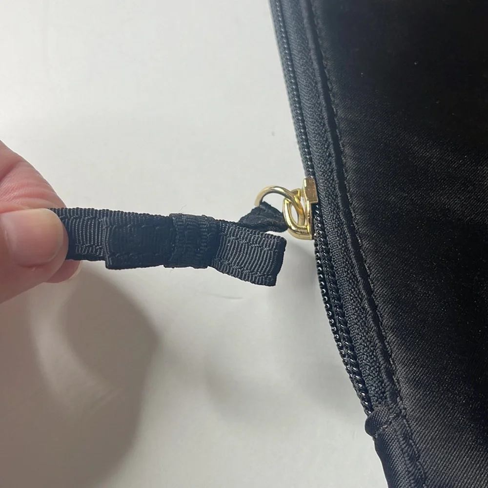 Kate Spade Lingerie Pouch Black Bag Unmentionables